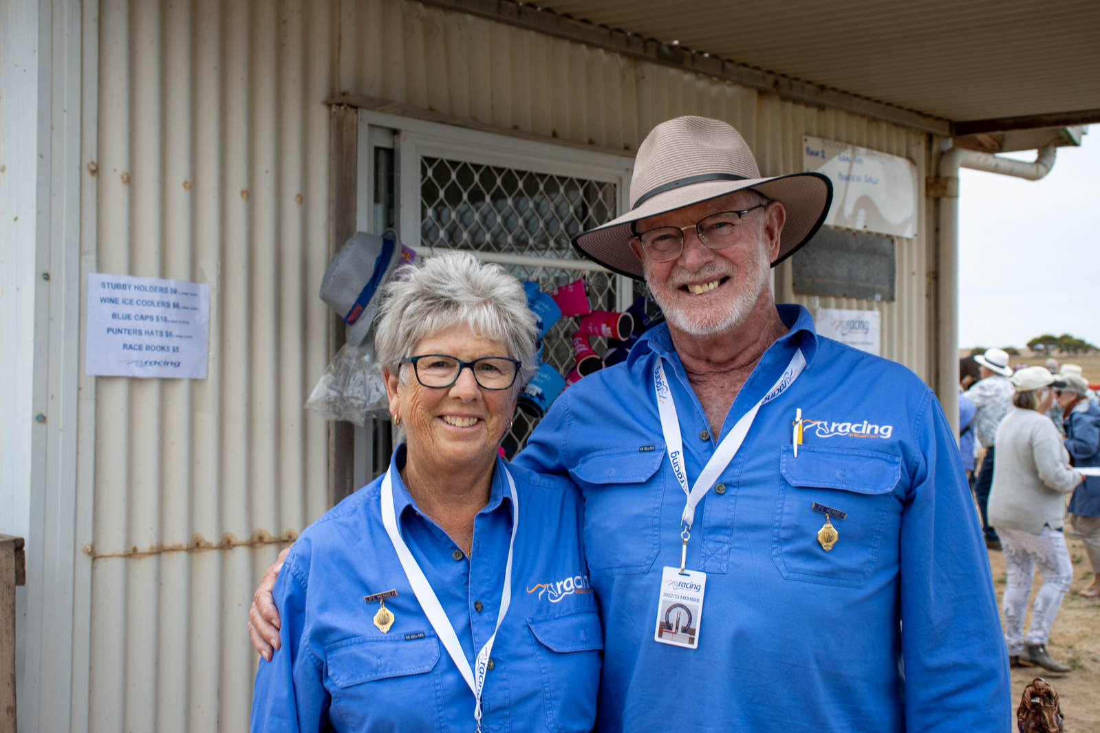 John & Sue Rumbelow Celebrating 29 Years of Service Country Racing SA