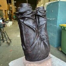 21. Wax section with plaster mould core Kerrin McEvoy -KM