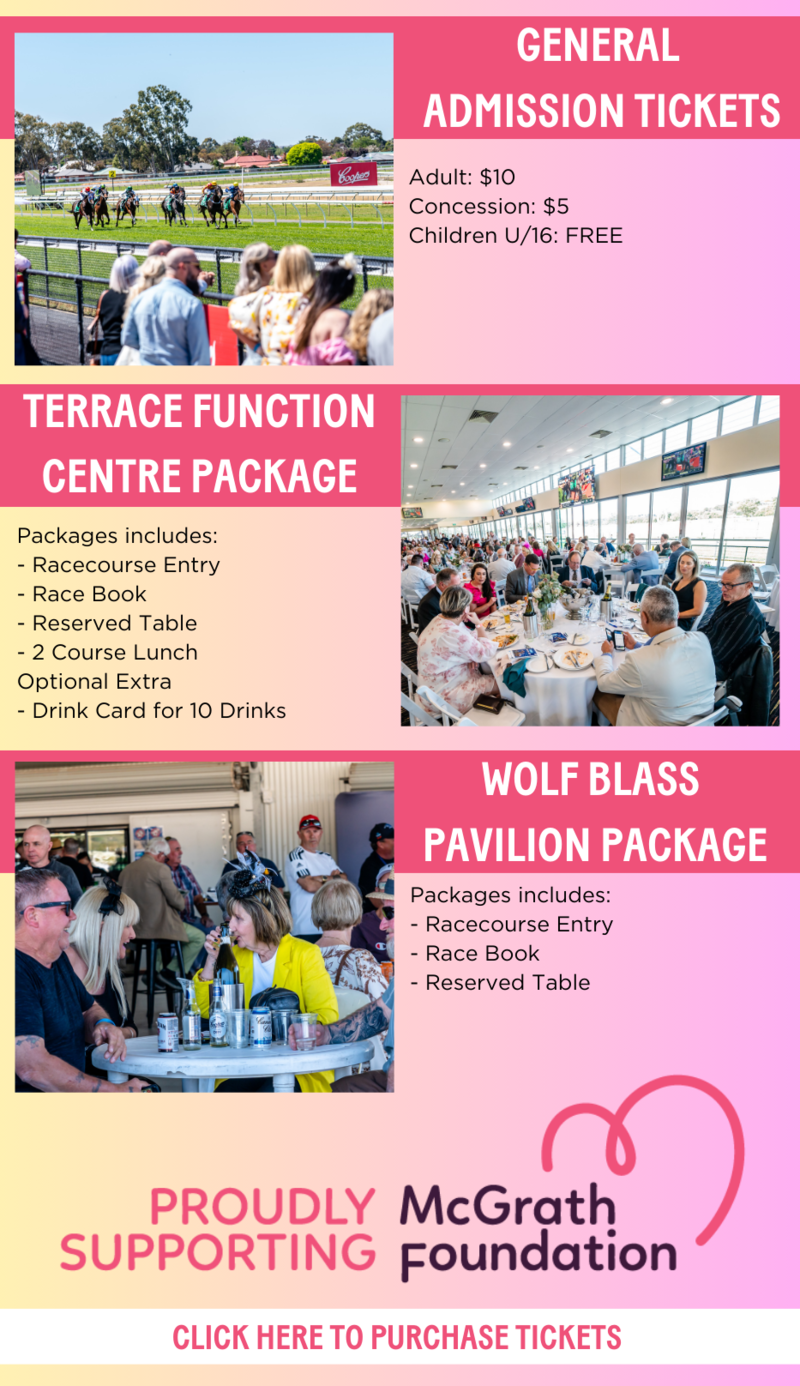 Gawler Racecourse Goes Pink Packages