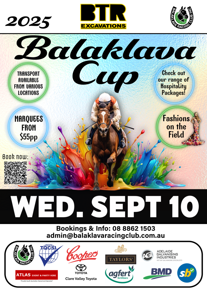 2025 BTR Excavations Balaklava Cup Poster